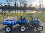 Elektrische kinder tractor met aanhanger, Ophalen, Zo goed als nieuw, Overige merken, Met kar of aanhanger