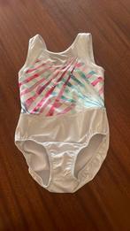 Turnpakje 128, Wit, Zo goed als nieuw, Turnpak(je), Kindermaat 122 t/m 140