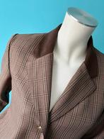 Vintage klassieke blazer bruin tweed maat 36, Alfred dunner, Bruin, Verzenden, Jasje