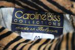 Rok camel/ zwart velvet Caroline Biss mt 40 Vaste prijs OPRU, Kleding | Dames, Rokken, Maat 38/40 (M), Zwart, Ophalen of Verzenden