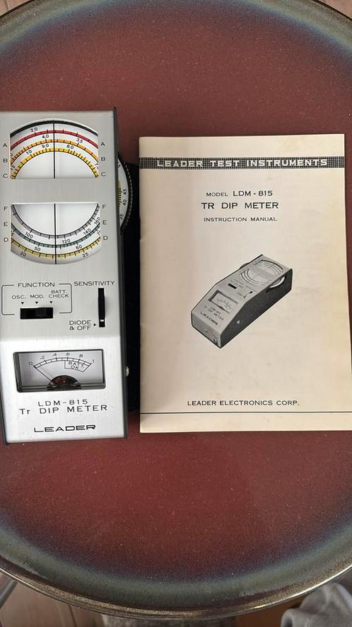 Leader Tr Dip Meter LDM-815, Telecommunicatie, Zenders en Ontvangers, Zender en Ontvanger, Ophalen of Verzenden