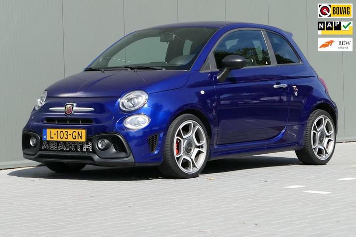 Fiat 500 1.4 T-Jet Abarth 595 Navi Stoelverw Beats Sportuitl, Auto's, Fiat, Bedrijf, Te koop, ABS, Airbags, Airconditioning, Bluetooth
