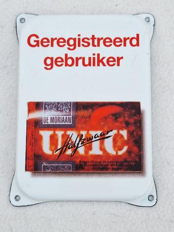Emaille Reclamebordje Unic Tabak beschikbaar voor biedingen