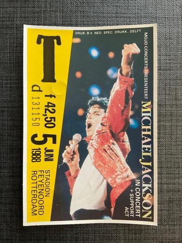 Oud Concert Kaartje MICHAEL JACKSON 5 Juni 1988 beschikbaar voor biedingen