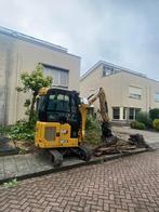 Minigraver met machinist grondwerk tuin uitgraven sloopwerk, Tuin en Terras, Ophalen of Verzenden
