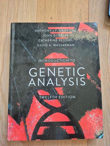 Genetic Analysis, Griffiths et al., 12e editie beschikbaar voor biedingen