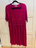 Fuchsia Roze Jurk Maat 48/50, Maat 46/48 (XL) of groter, Ophalen of Verzenden, Zo goed als nieuw, Knielengte