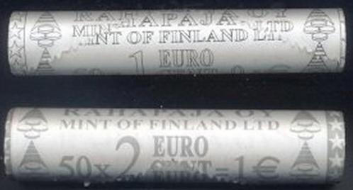 Finland originele rollen 1 en 2 cent 2003 UNC, Postzegels en Munten, Munten | Europa | Euromunten, Setje, Overige waardes, Finland
