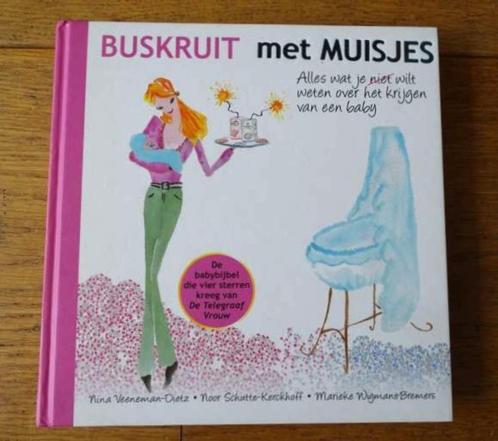 Buskruit met muisjes baby boek - Nina Veeneman-Dietz, Boeken, Zwangerschap en Opvoeding, Zo goed als nieuw, Zwangerschap en Bevalling