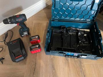 Bosch GSR 14.4 V-LI Schroefmachine + 3 Accu's beschikbaar voor biedingen