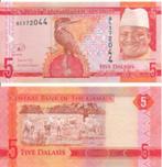 gambia 5 dalasis 2015 unc, Postzegels en Munten, Bankbiljetten | Afrika, Overige landen, Verzenden