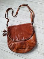 Tas leer bruin, Ophalen of Verzenden, Zo goed als nieuw, Bruin, Leer