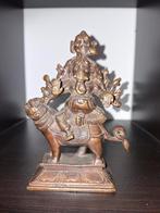 Antiek brons boedha beeld gheisha, Ophalen of Verzenden