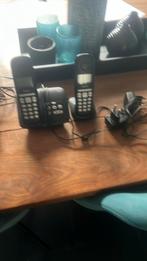 Dect telefoon met 2 handsets, Ophalen, Gebruikt, 2 handsets, Stralingsarm