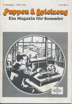 Magazine Puppen & Spielzeug 1/81, Ophalen of Verzenden, Gelezen, Overige typen
