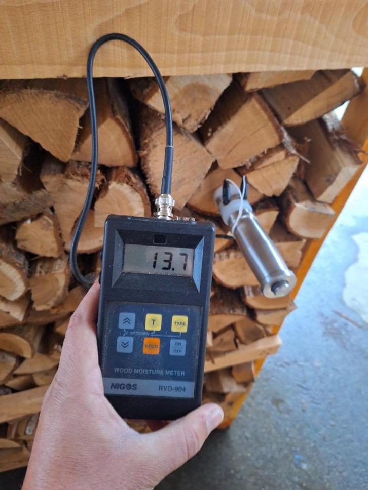 Eiken Haardhout Ovengedroogd – Voor Haard & Houtkachel, Tuin en Terras, Haardhout, Blokken, Eikenhout, 6 m³ of meer, Ophalen