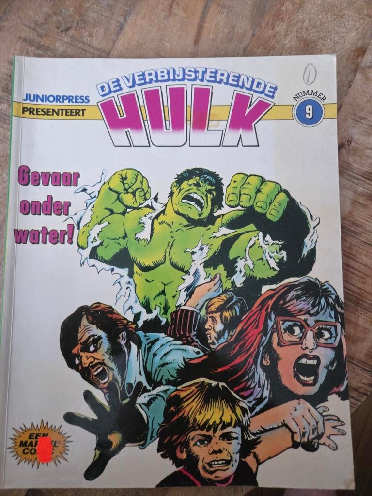 De Verbijsterende Hulk Gevaar onder water nr 9 1e druk, Boeken, Strips | Comics, Eén comic, Ophalen of Verzenden, Gelezen, Europa