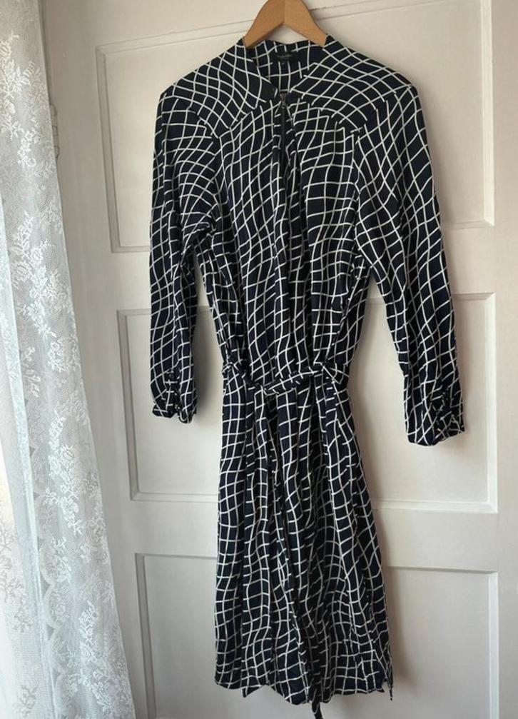 Chique nette jurk Claudia Strater maat XL 44, Kleding | Dames, Jurken, Zo goed als nieuw, Maat 42/44 (L), Blauw, Onder de knie