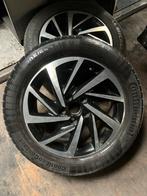 3x Volkswagen 5g velgen met continenial 205 55 R16 5x112, Auto-onderdelen, Banden en Velgen, Ophalen, 16 inch, 205 mm, Zomerbanden
