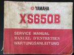 Yamaha XS650 1975-1977 Service Manuals, Verzenden, Yamaha