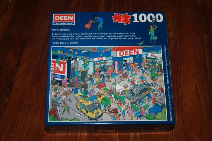 Deen Supermarkt puzzel uitgegeven voor het personeel, Hobby en Vrije tijd, Denksport en Puzzels, Zo goed als nieuw, Legpuzzel