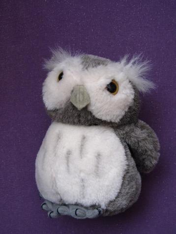 MOOIE Knuffel UIL MET DRAAIHOOFD. 18 CM **Nieuw**  beschikbaar voor biedingen