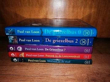 Diverse Paul van Loon boeken oa griezelbus, 2,50 p stk