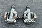 Shimano PD-M520 MTB ( SPD) Pedalen Zilver, Fietsen en Brommers, Fietsonderdelen, Crankstel of Pedalen, Gebruikt, Shimano, Mountainbike