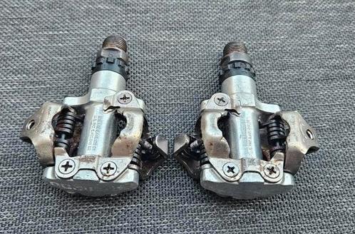 Shimano PD-M520 MTB ( SPD) Pedalen Zilver, Fietsen en Brommers, Fietsonderdelen, Gebruikt, Mountainbike, Crankstel of Pedalen