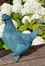 BRONZEN HAAN EN HEN / TUINBEELD / kip, Dierenbeeld, Nieuw, Info@huisentuindecoratiemarie.nl, Huis en tuin decoratie marie