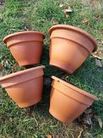 Terracotta bloempotten, Ophalen, Gebruikt, Rond, Terracotta
