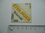 sticker oud Ruinerwold STRANGER drive in show disco retro, Verzenden, Zo goed als nieuw, Bedrijf of Vereniging