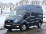 FORD TRANSIT 2.0 l2h3 xenon carplay!, Auto's, Euro 6, Blauw, Bedrijf, 2147 kg
