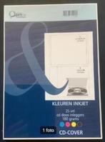 Kleuren Inkjet; 25 vel cd doos inleggers; 180 gram; cd-cover, Ophalen of Verzenden, Nieuw