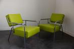 Design fauteuil (Roderick Vos), Huis en Inrichting, Fauteuils, Ophalen, 75 tot 100 cm, Zo goed als nieuw, Metaal