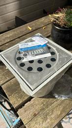 Dyka ABS vloerput Dyka 402 75mm RVS rooster 20 x 20, Afvoer, Nieuw, Ophalen of Verzenden, Rvs