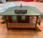 Playmobil wildlife rangerstation + wildlife Jeep & aanhanger, Ophalen, Zo goed als nieuw