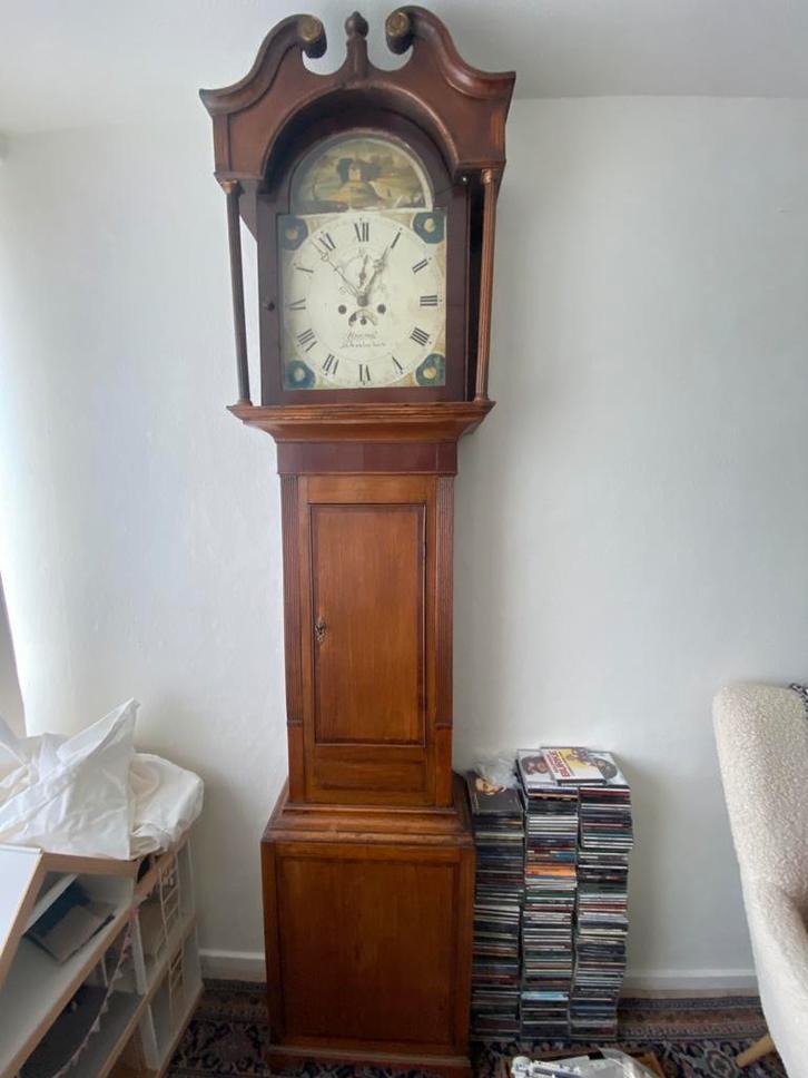 Engelse staande klok, Antiek en Kunst, Antiek | Klokken, Ophalen of Verzenden