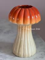 Vaas paddenstoel 28,5cm hoog Nieuw, Triesflowerartist@outlook.com, Overige kleuren, Verzenden, Aardewerk of Porselein