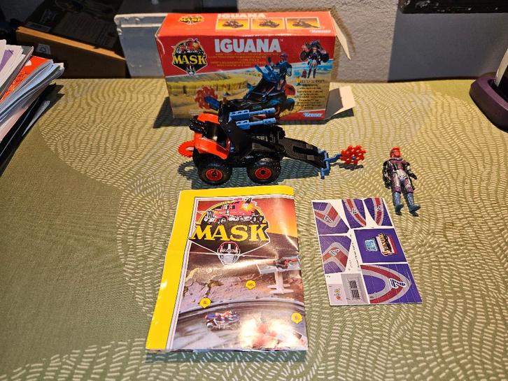 M.a.s.k Kenner Iguana met doos, Verzamelen, Overige Verzamelen, Gebruikt, Ophalen