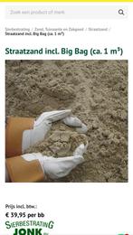 2,5 big bags zand van Jonk Sierbestrating, Ophalen, Nieuw, Ophoogzand