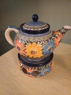 Bounzlau Keramiek Theepot met Warmer, Keramiek, Overige typen, Ophalen of Verzenden, Zo goed als nieuw