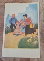 Boer en boerin met kinderen, Verzenden, Voor 1920, Ongelopen, Klederdracht