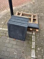 Betontegels + 1 band (nieuw) antraciet 50x50x5cm, Tuin en Terras, Ophalen, Nieuw, Minder dan 5 m², Beton