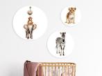 Set Muurcirkels Forex Safari Dieren Little Dreamzzz, Nieuw, Ophalen of Verzenden, Wanddecoratie, Support@littledreamers.nl