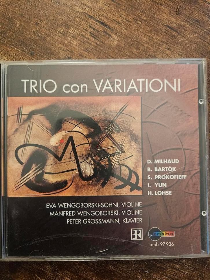 Trio con Variationi - Ambitus CD, Cd's en Dvd's, Cd's | Klassiek, Gebruikt, Kamermuziek, Ophalen of Verzenden
