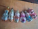 Vintage oude kerstballen Kerstfiguren Set Jaren 70-80, Diversen, Kerst, Ophalen of Verzenden