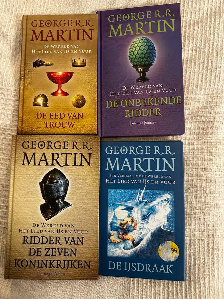 4 hardcover boeken George R.R. Martin, Boeken, Fantasy, Zo goed als nieuw, Ophalen of Verzenden