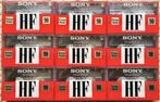 9x NOS SONY HF90 cassettebandjes HF cassettes NIEUW in folie, Cd's en Dvd's, Cassettebandjes, 2 t/m 25 bandjes, Ophalen of Verzenden