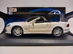 Mercedes Benz SL55 cabriolet offwhite Maisto metal 1:18 KRD, Hobby en Vrije tijd, Modelauto's | 1:18, Ophalen of Verzenden, Zo goed als nieuw